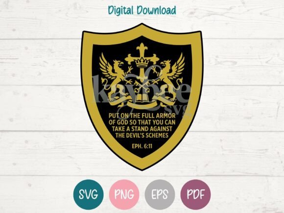 Armor of God SVG PNG EPS PDF Design: Crafting with Purpose