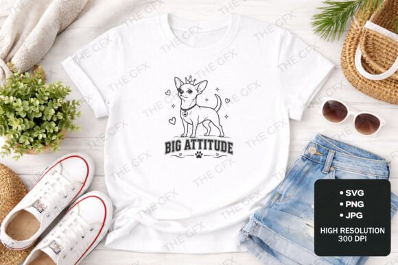Big Attitude Chihuahua: A Design Asset for Bold Brands