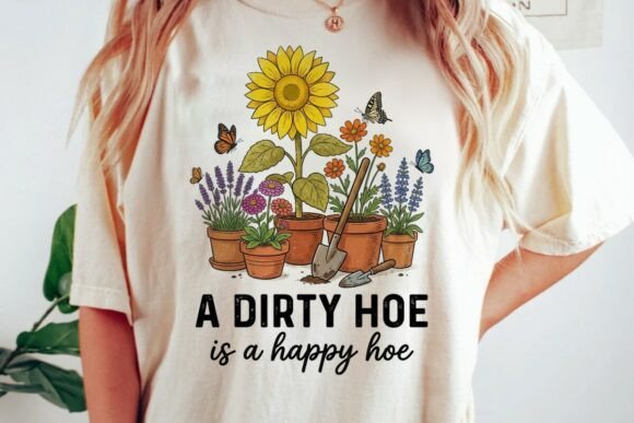 Gardening Humor Sunflower Design: Infusing Joy into Visual Projects