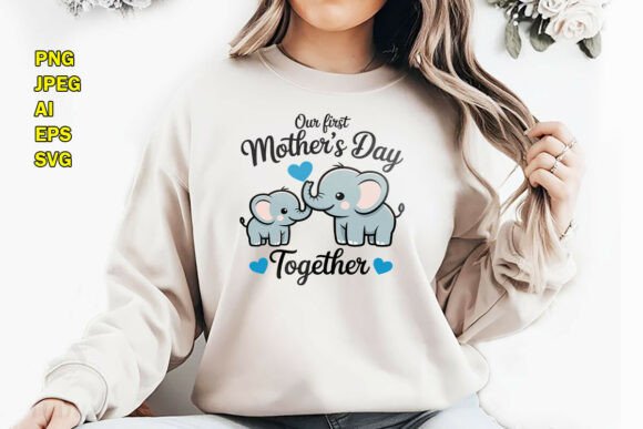 Our First Mother's Day T Shirt Design: A Heartfelt Visual Asset