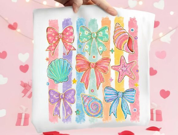Pastel Summer Beach Shirt Design: A Trendy Visual Asset