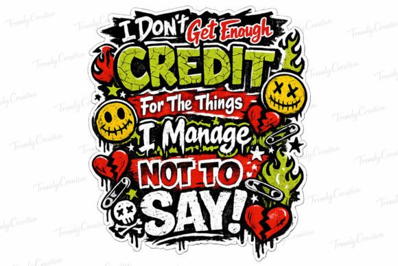 Sticker Bomb Sarcastic Quote PNG Design: Bold Visual Humor
