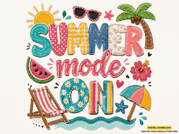 Summer Mode On: Elevate Your Designs with Instant PNG Impact