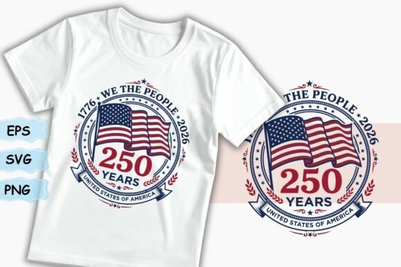 We the People 4th of July T-Shirt Design: Patriotic Vintage Style